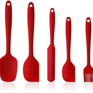 Heat Resistant Kitchen Spatulas for Non-Stick Cooking and Baking